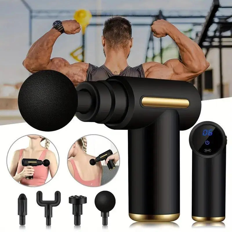 Pistolet de Massage Musculaire Pro — Récupération Rapide & Bien-être