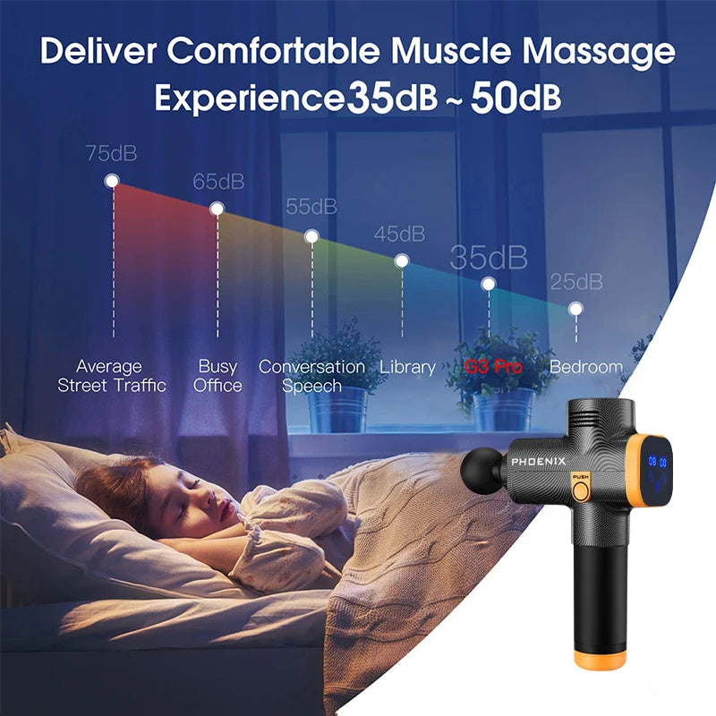 Pistolet de Massage Ultime — Récupération & Détente Profonde