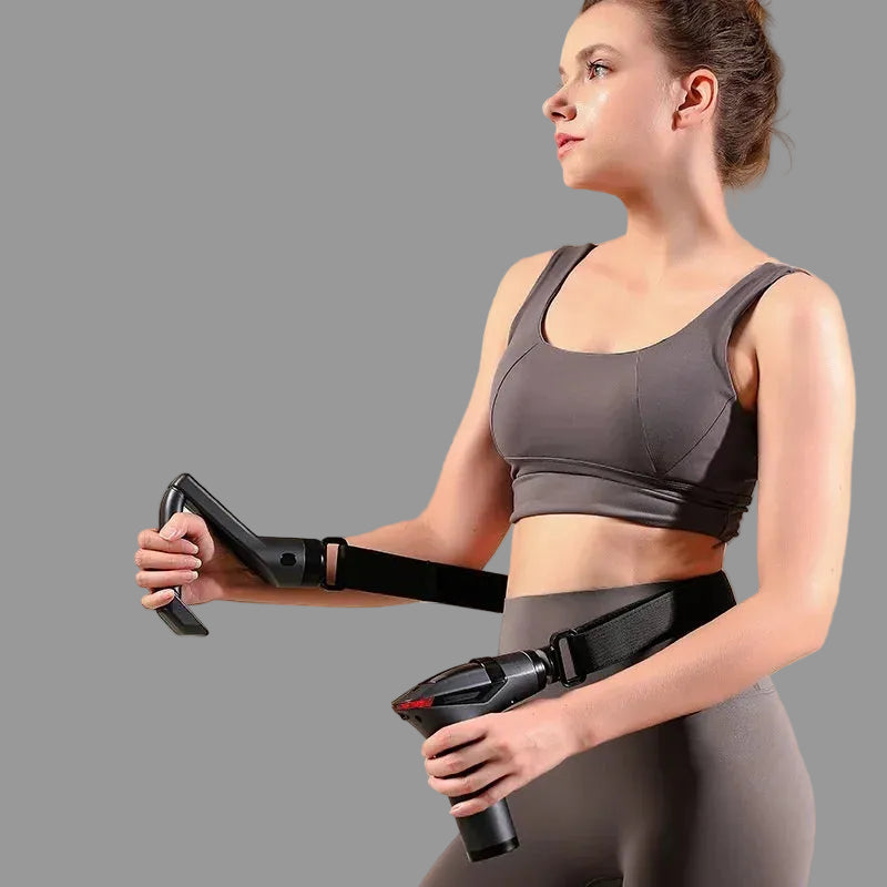 Pistolet de Massage Long Manche — Détente Profonde & Récupération Musculaire