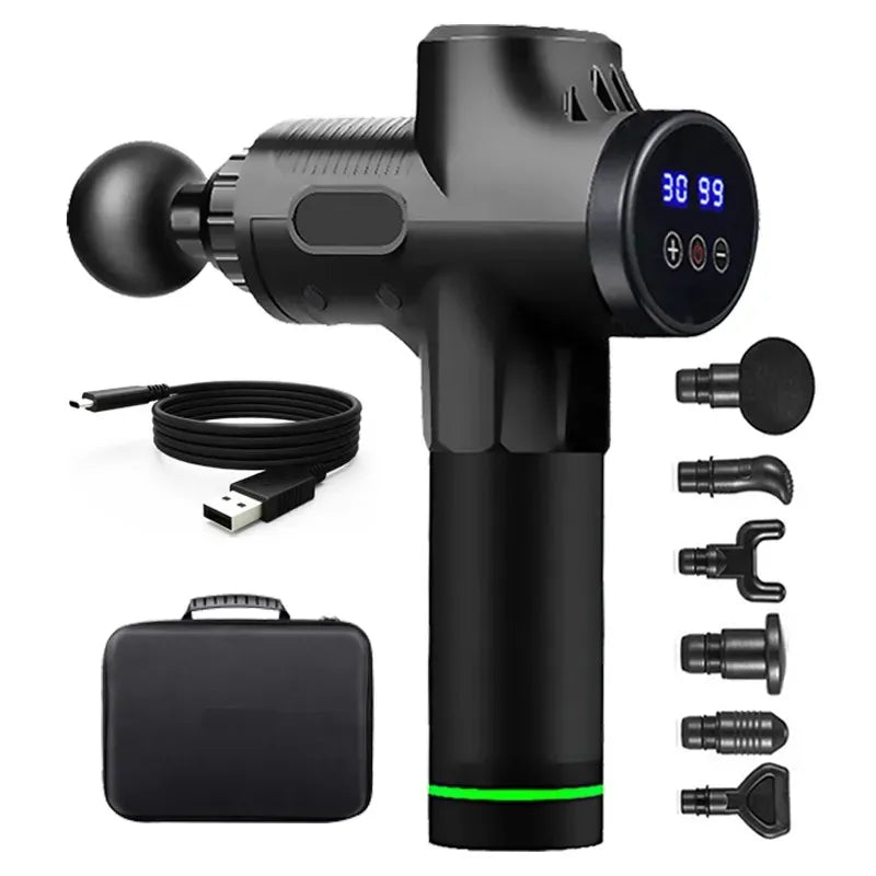 Pistolet de Massage Professionnel — Récupération Optimale & Détente Totale