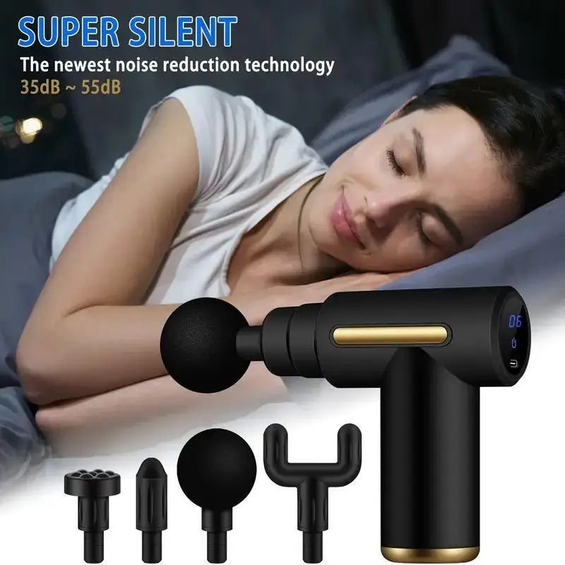 Pistolet de Massage Musculaire Pro — Récupération Rapide & Bien-être