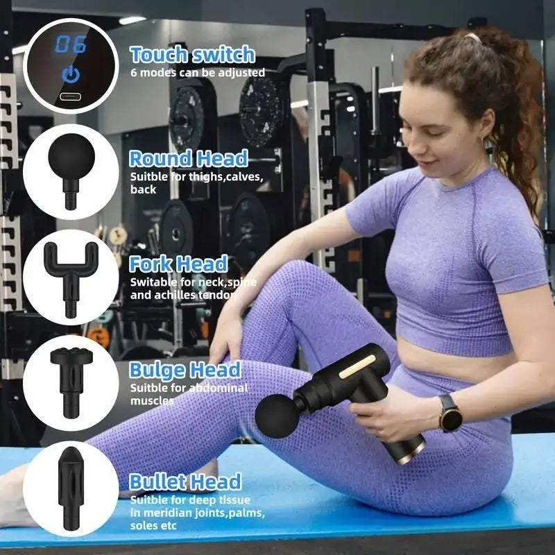Pistolet de Massage Musculaire Pro — Récupération Rapide & Bien-être