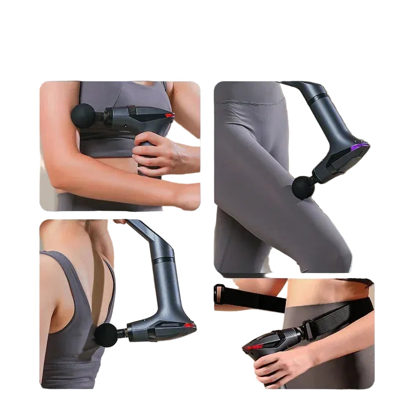 Pistolet de Massage Long Manche — Détente Profonde & Récupération Musculaire