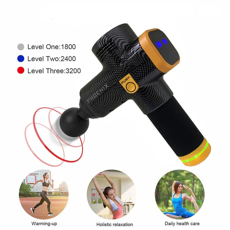 Pistolet de Massage Ultime — Récupération & Détente Profonde